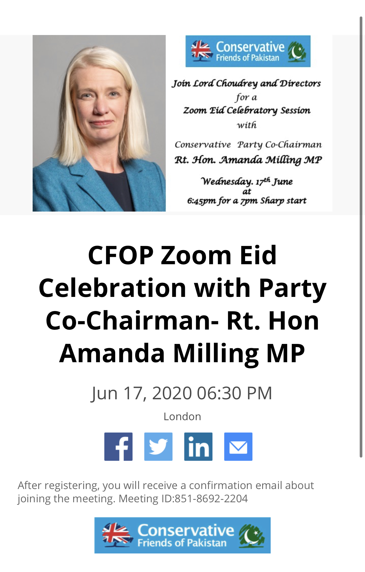 Eid Zoom Invite 