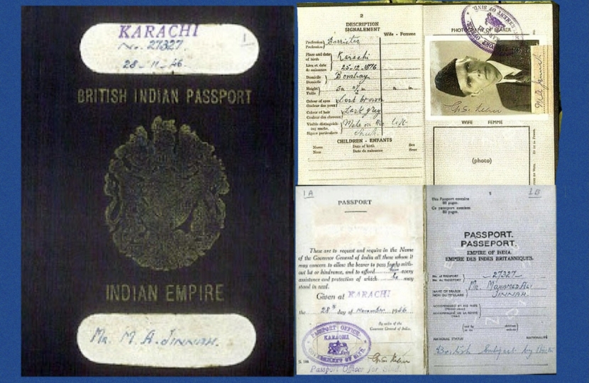 M A Jinnah Passport